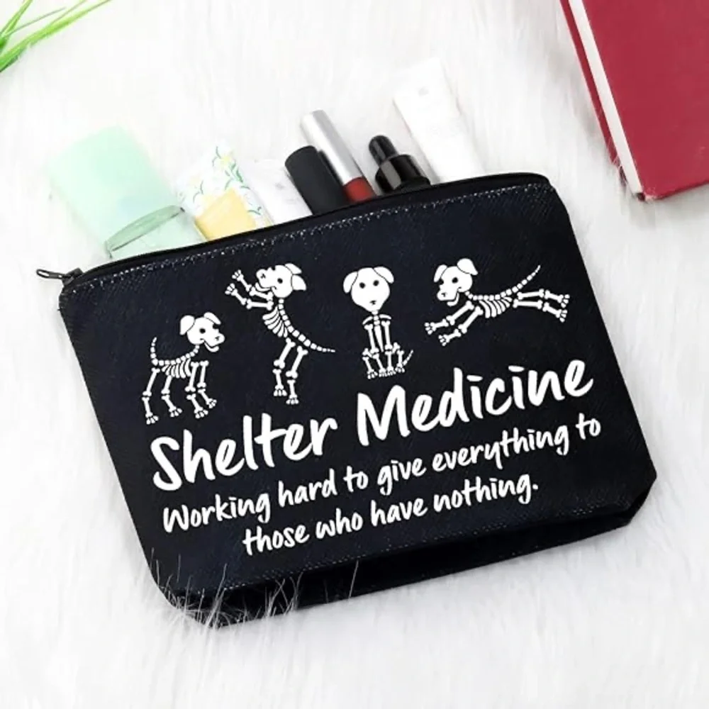 GJTIM women’s Shelter Medicine Graphic Makeup Bag